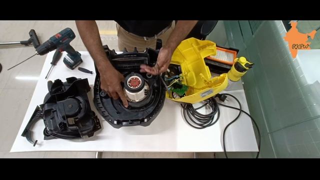 How to repair Karcher WD6 Premium || WD 5 || WD 5 Premium.... смотреть онлайн