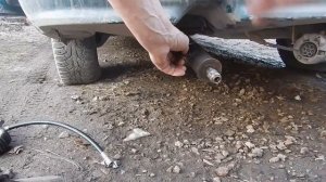 Можно ли накачать колесо от выхлопной трубы?