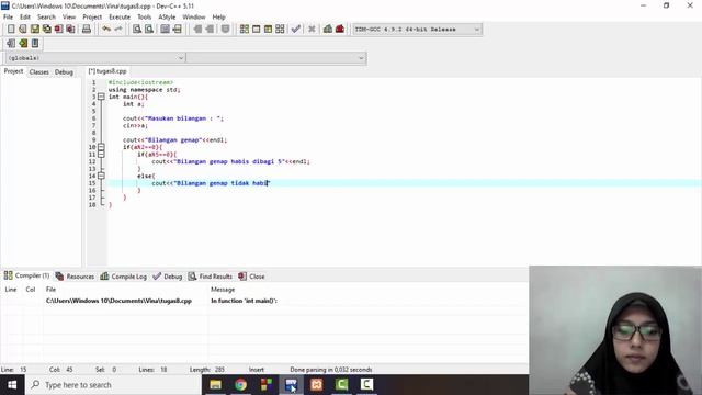 PROGRAM MENENTUKAN BIL. GANJIL HABIS DIBAGI 3 DAN BIL. GENAP HABIS DIBAGI 5 смотреть онлайн