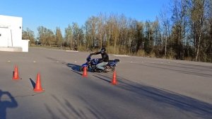 Gymkhana GP 2022 stage 1 / Babushkin Honda CB400SF / heat 1