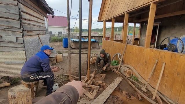 Подъем буровых штанг на МГБУ Ураган -2.Достаем инструмент из скважина.#буроваяустановка#бурение