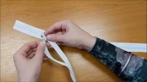 Лайфхак как надеть два замка в молнию