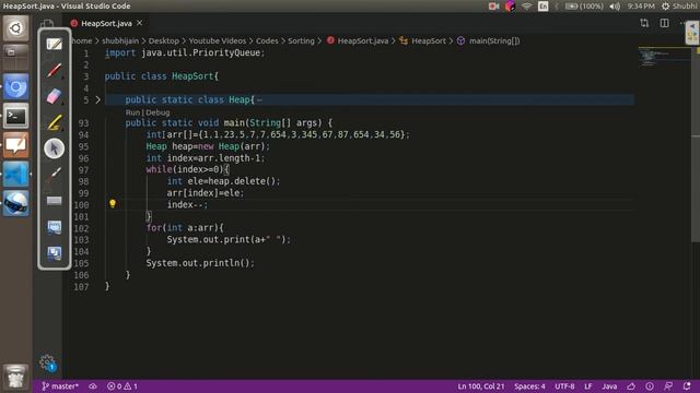 Heap Sort | In-Depth Analysis with Full Implementation in JAVA | Sorting | Algorithms смотреть онлайн