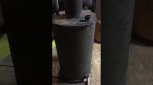 печь Буржуйка, котел для отопления гаража