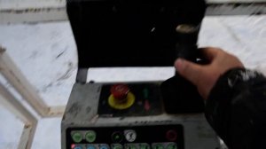 Управление дизельным ножничным 12 метровым подъёмником