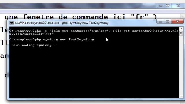 Installation Symfony (symfony installer)