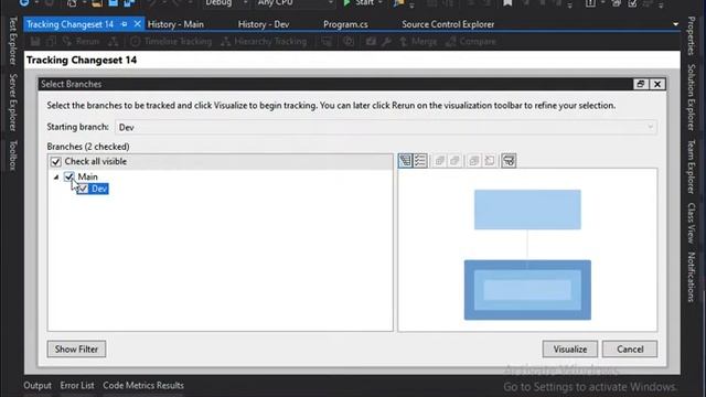 TFS 2015-TFVC Branching смотреть онлайн
