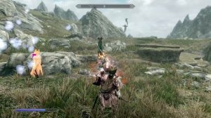 Skyrim special edition, testing the GoG armor against Neloth