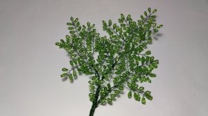 Бисероплетение. Цветы из бисера.  Декоративные веточки из бисера.  Мастер класс. Пошаговый МК .