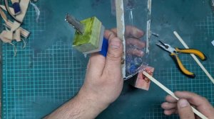 Нож ручной работы. х12мф .стабилка самодельная