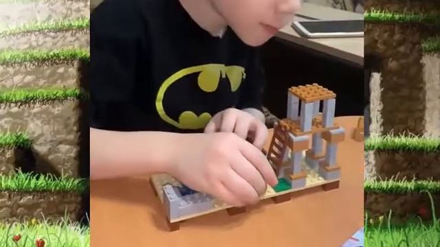 Конструктор LEGO MINECRAFT (ЛЕГО МАЙНКРАФТ) : Распаковка, обзор, сборка. Steve, Pumpkin, Ghast