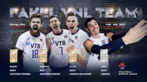 Клюка, Волков, Шоджи и Яковлев в сборной Лиги Наций / Fakel Dream Team VNL