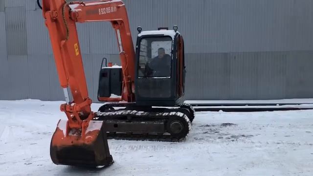 Продажа Мини-Экскаватора Хитачи ZX70LC смотреть онлайн