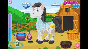 Мультик про лошадку. To look after a horse.
