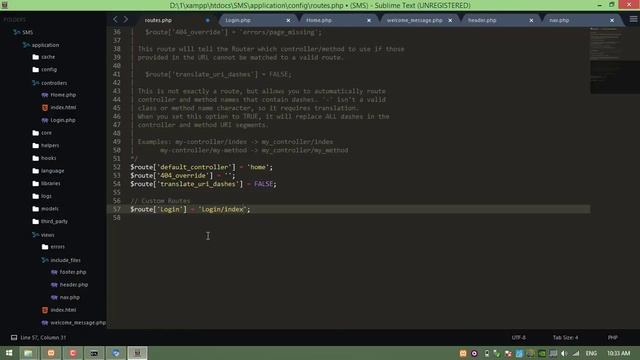 #6 Codeigniter 3 - Codeigniter Route and  htaccess