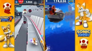 Sonic Dash vs Sonic Dash 2: Tails Comparison