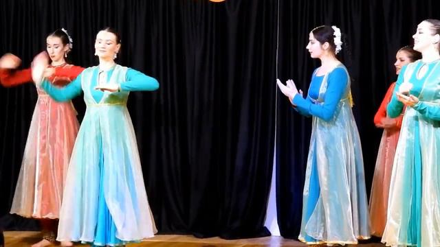 2019 - Brief overview. Kathak. Indian dance. Dance evening at the Embassy of India in Russia.