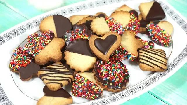 Песочное печенье с корицей !! Простой рецепт!!
