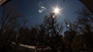 Движение Солнца - таймлапс