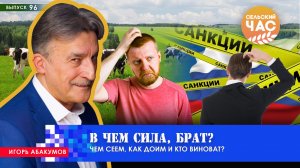 В чем сила, брат? Чем сеем, как доим и кто виноват? Сельский час #96 (Игорь Абакумов)