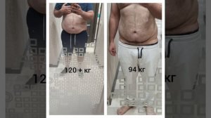 Убрал ЖИР и ЖИВОТ! от +120 кг до 94! Цель 85 кг! Без Сахара! Без Мучного! Без Алкоголя! Без Сладкого