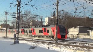 Электропоезд ЭС1-023 Ласточка №705 Москва - Нижний Новгород