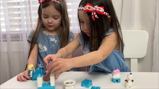 Конструктор Лего Холодное Сердце Эльза и Олаф смотреть онлайн