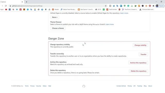 How to Change Visibility on Github | Change Repository Visibility | Private Public Repository