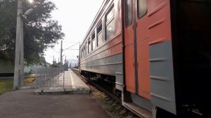 НОВИНКА АНИСОВКИ!!! Электропоезд ЭР9Т-738 и приветливая бригада отправляется со станции Анисовка