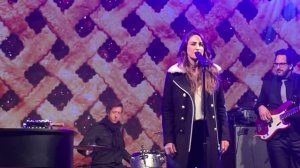 Sara Bareilles Performs "Door Number Three" at Bloomingdales Holiday Window Unveiling