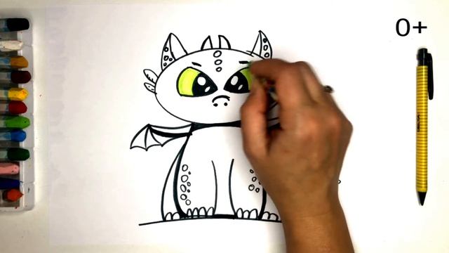 #какнарисовать #НОЧНАЯ #ФУРИЯ Уроки Рисования Для Детей #howtodraw #NIGHT #FURY #drawforchildren