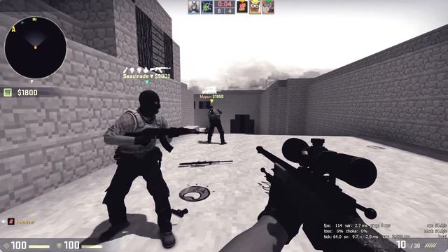 DUST 2 в стиле Майнкрафт в CS:GO - Нарезка - Монтаж смотреть онлайн