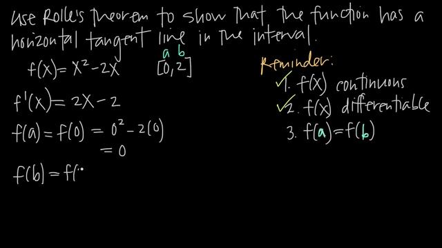 How to use ROLLES THEOREM KristaKingMath