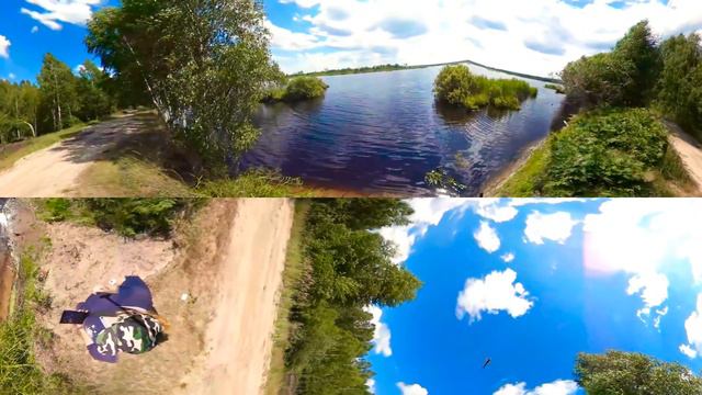 Панорамное Видео 360 VR 4K для очков виртуальной реальности. Лето, природа, свежий воздух...релакс