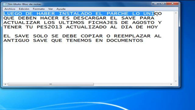PES 2013 NUEVA Actualización Temporada 2015 / 2016 смотреть онлайн