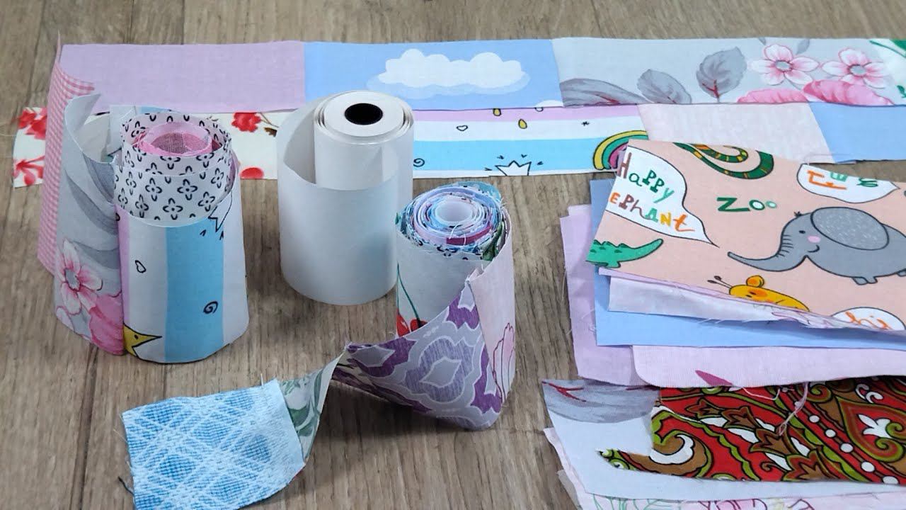 Пэчворк с остатков ткани смотреть онлайн