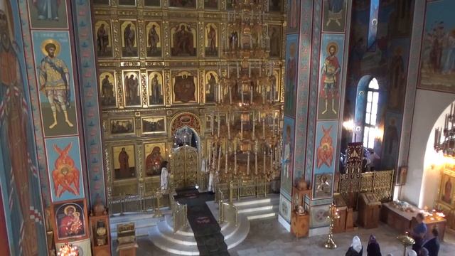 Всенощное бдение накануне праздника Преображения Господня, Абакан, Хакасия,18.08.2016 смотреть онлайн