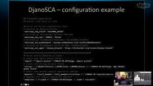 Django Source Code Security Scanner   Joff Thyer