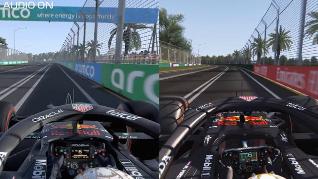F12021 vs Assetto Corsa - Melbourne