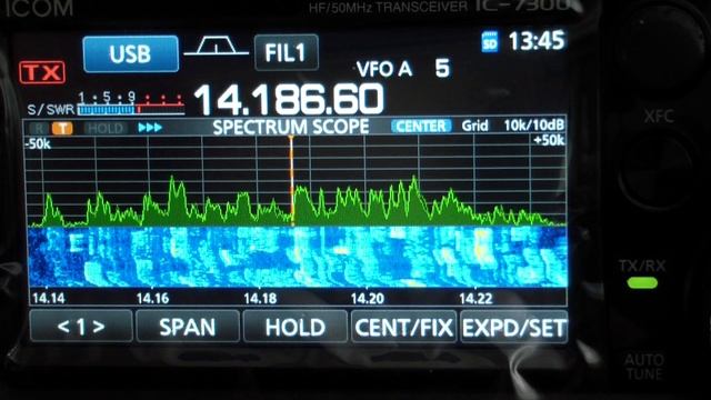 ICOM IC-7300 новичок в шеке