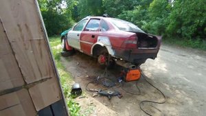 OPEL VEKTRA B опель вектра Б сварка арки