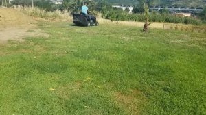 Tractor cortacésped con recolector Alpina AT4 84 HA, cambio hidrostático
