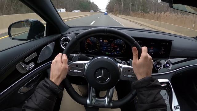 Driving The Mercedes-AMG GT 53 - Supercharged, Turbocharged, Hybrid (POV Binaural Audio) смотреть онлайн