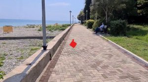 Пляж Золотой берег Гудаута. АБХАЗИЯ 2021. Где загорать?  [Отдых в АБХАЗИИ летом].