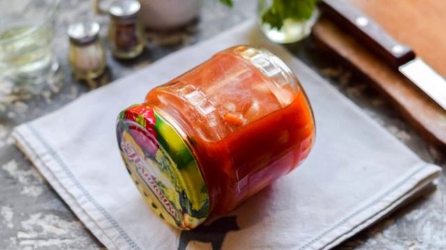 Лечо из перцев без помидоров