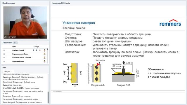 Вебинар 17.04.2020 «Гидроизоляция. Инъекционные технологии