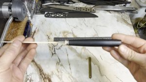 Нож на кухню, сталь N690 с крио. 62HRC