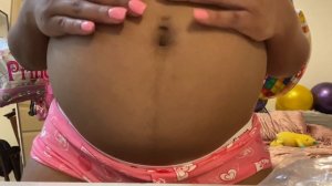 Super Swollen & STUFFED Belly + Navel Closeups!!