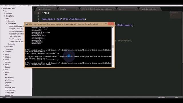 How to use Middleware in your Laravel applications. || justlaravel.com