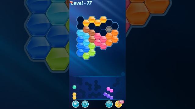 BLOCK! Hexa Puzzle! Hero Level 77 (Premium) - Lösung Solution Walkthrough